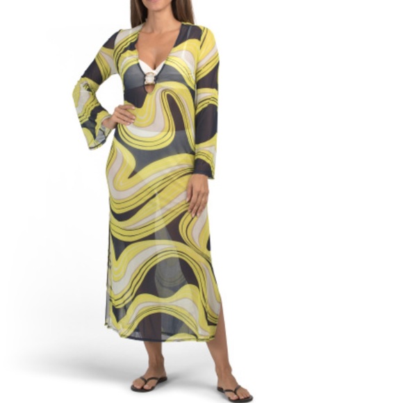 TRINA TURK
Serena Mesh Maxi Cover-Up - Picture 5 of 9